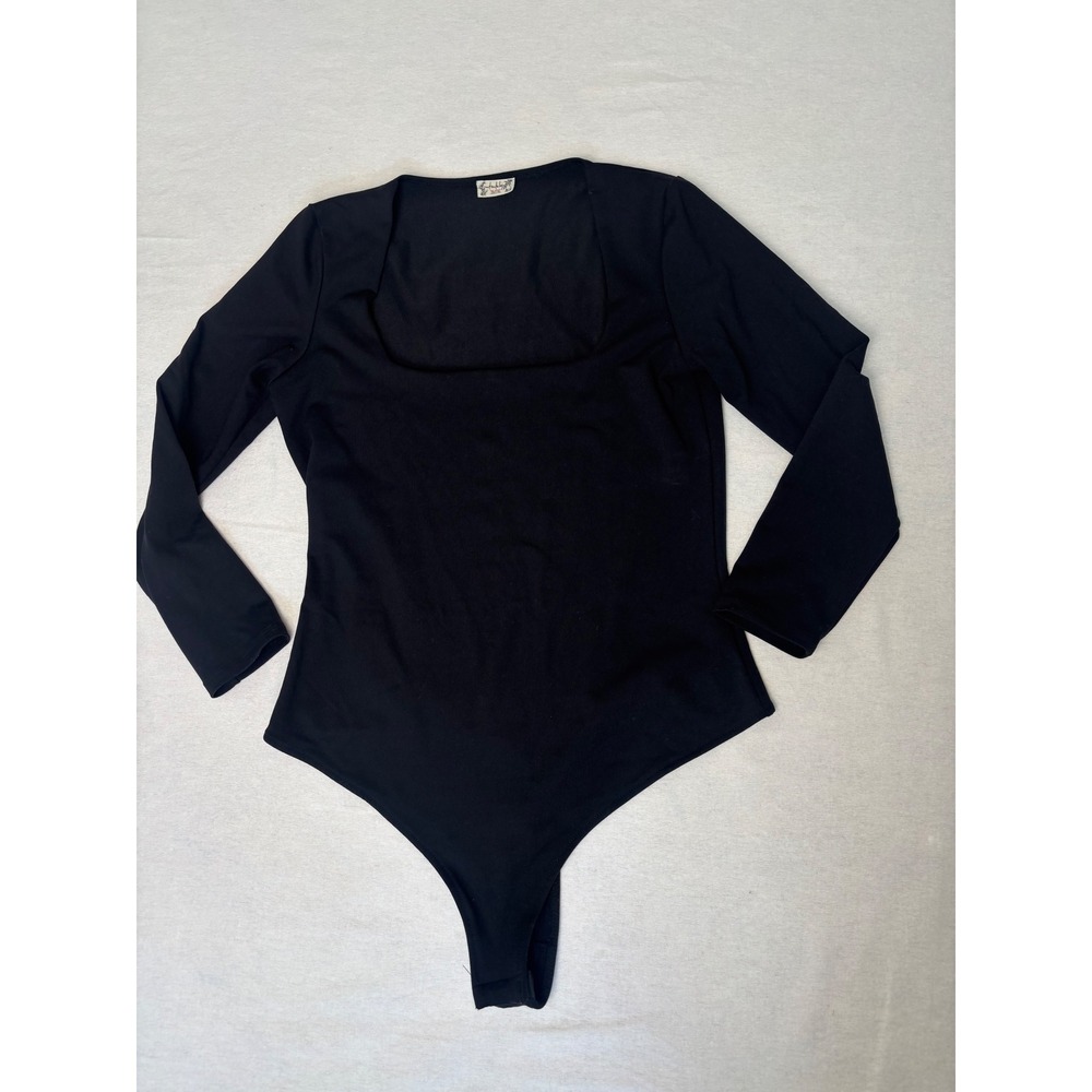 Intimately Free People Womens Black Bodysuit Size Medium